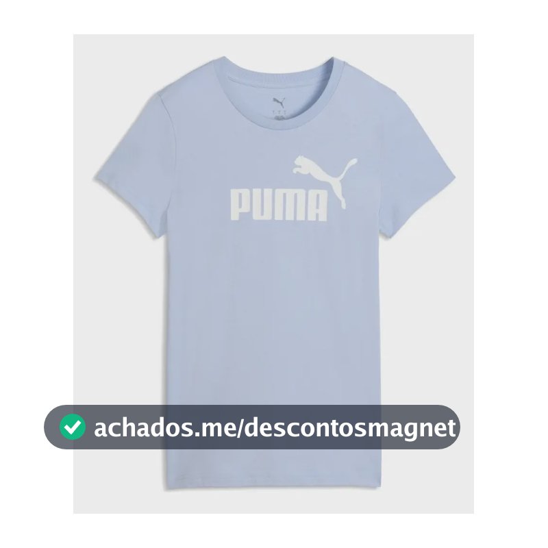 Camiseta Feminina Ess No. 1 Logo Slim Tank Puma Snow Mountain Blue N/a M Liso