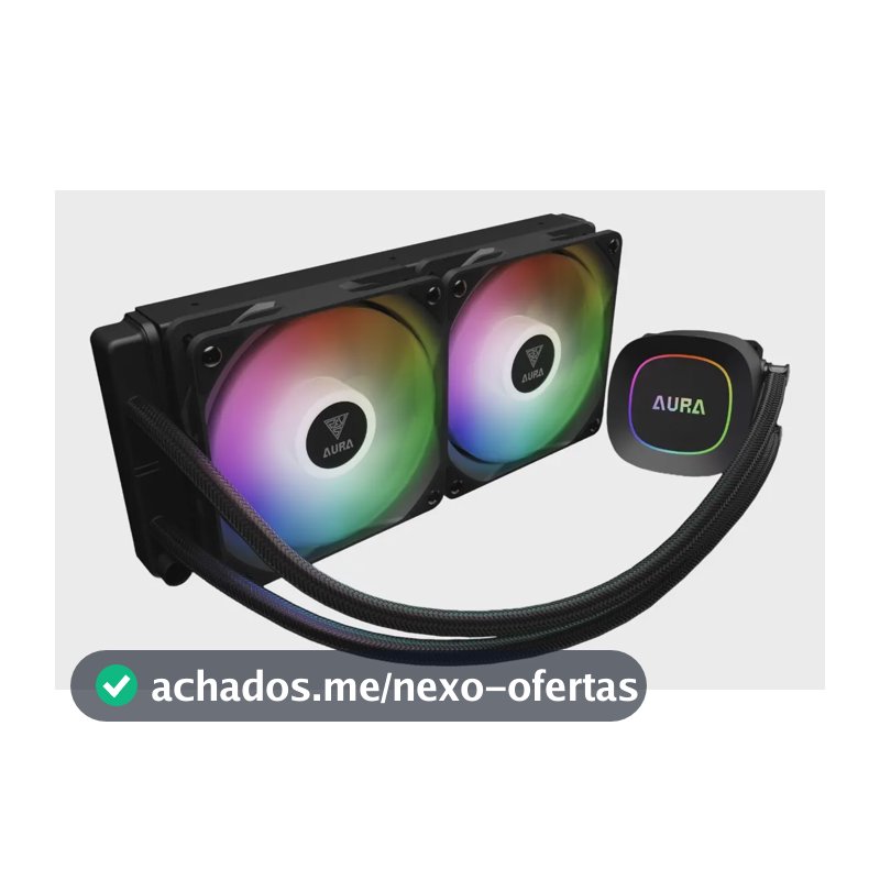 Water Cooler Gl240 Lite Aura Argb Preto Gamdias Preto