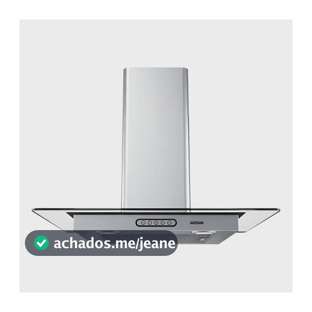 Coifa De Parede 70cm Vidro Reto Duto Slim Fogatti Inox