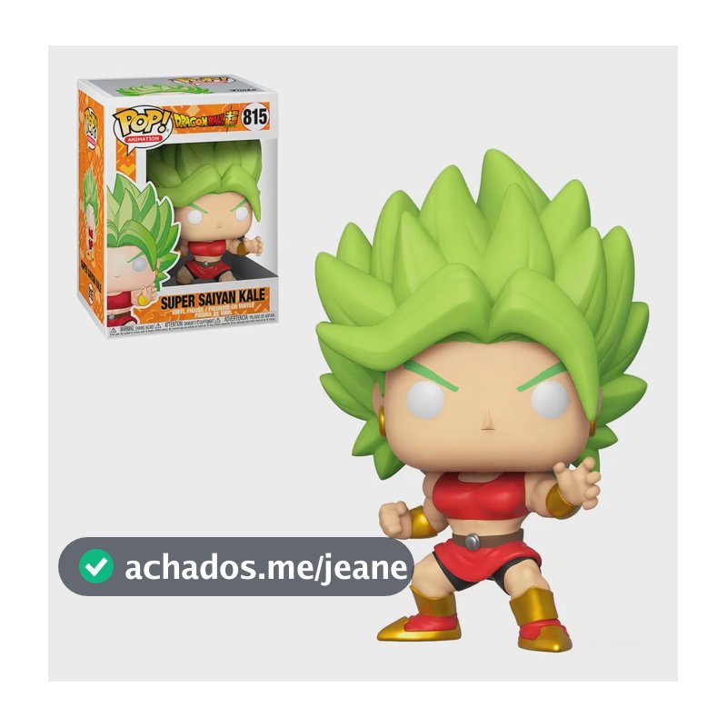 Boneco Funko Pop Dragon Ball Super Super Saiyan Kale 815