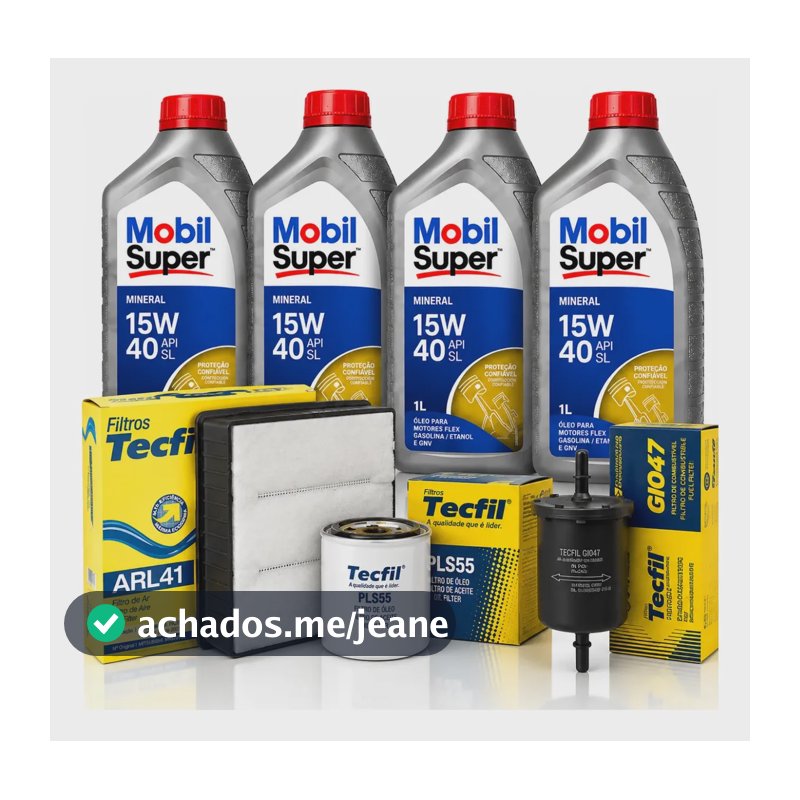 Kit Troca Óleo 15w40 + 3 Filtros - Pajero Tr4