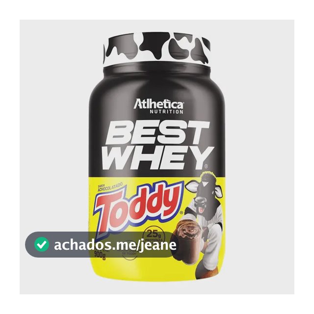 Best Whey 900g Sabor Toddy - Atlhetica Nutrition Toddy