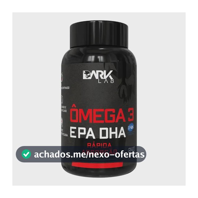 Ômega 3 Epa Dha 240 Cápsulas Dark Lab