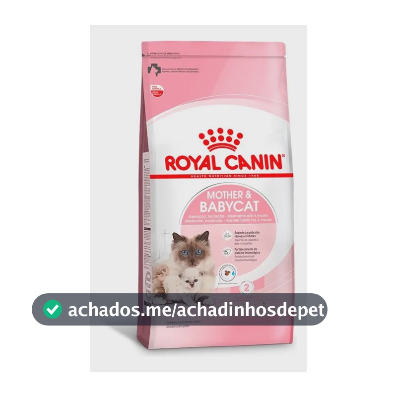 Ração Royal Canin Mother & Babycat Gatas Gestan. Lacta. 400g