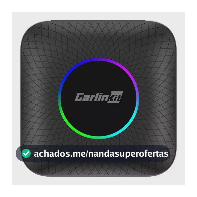 Streaming Box Automotivo Carlinkit Carplay Android 13 128GB 8GB RAM