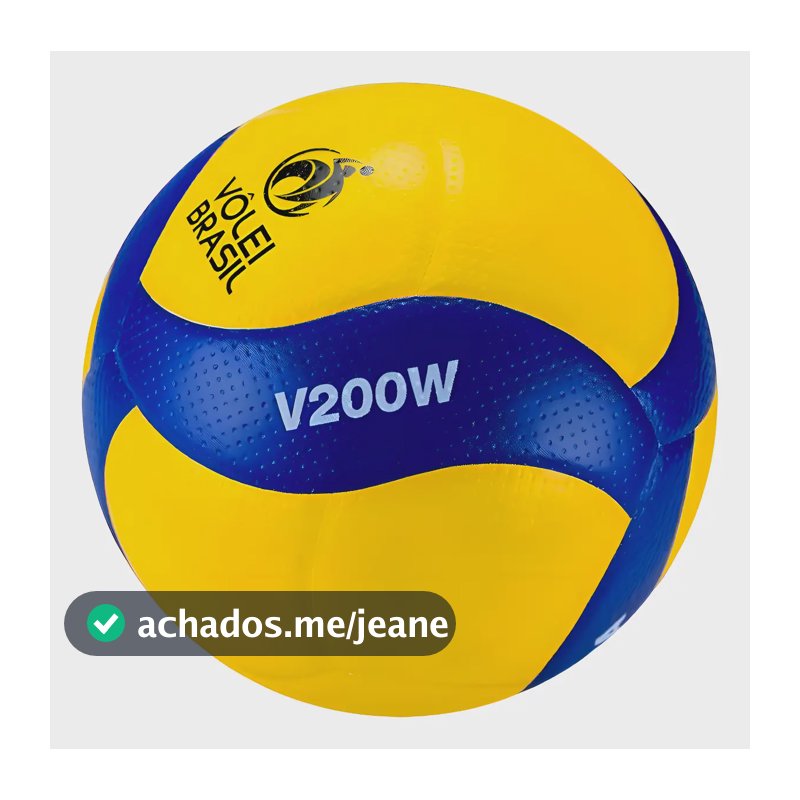 Bola Vôlei Voleibol De Quadra Mikasa V200w Original Oficial Amarelo