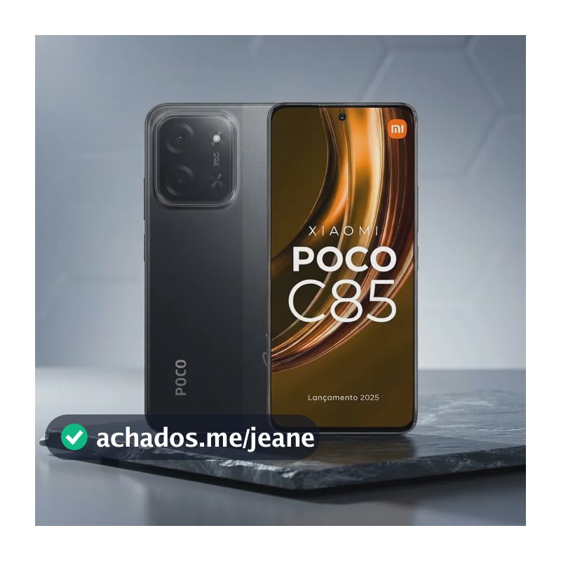 Celular Smartphone Pocoo Xiaomi C85 8gb  256gb Preto Preto