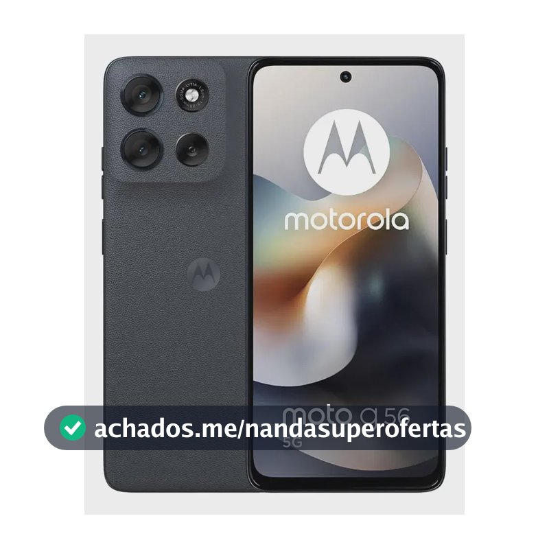 Smartphone Motorola Moto G56 5G 12 Gb RAM 256 Gb ROM 6,72" 5200 mAh Black Oyster