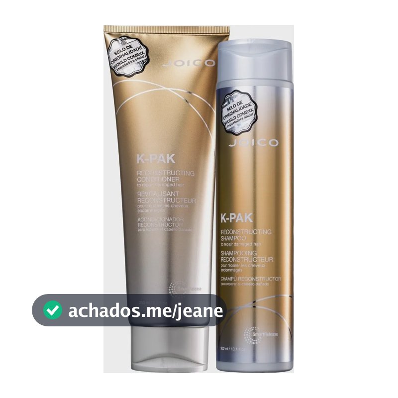 Joico K-pak Kit Shampoo 300ml + Condicionador 250ml