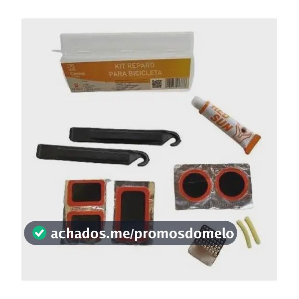 Kit Remendo Bicicleta/reparo+espatulas Troca De Pneu Bike