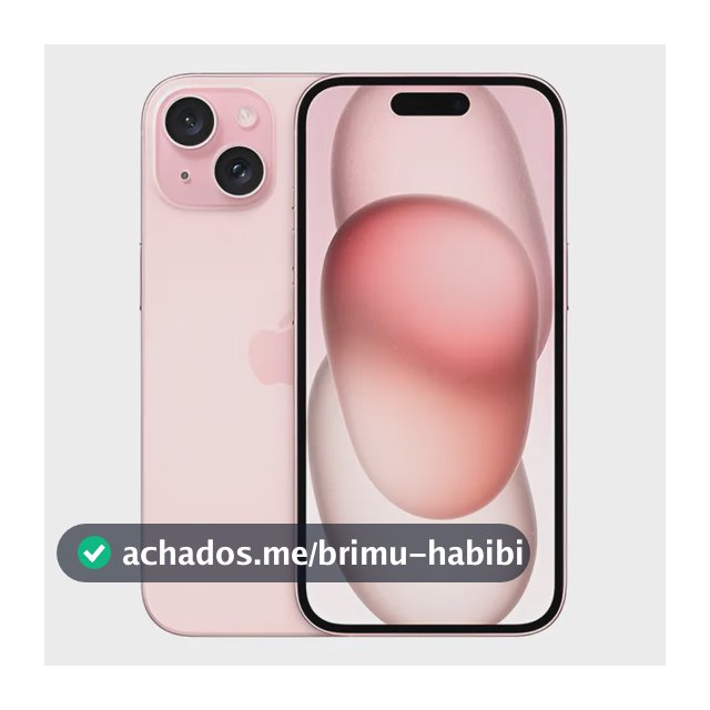 Apple iPhone 15 128 GB Cor rosa