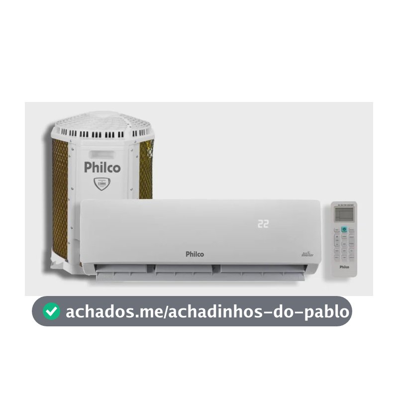 Ar Condicionado Inverter Philco 9000 Btus Frio 220v Pac9ft Branco 220v