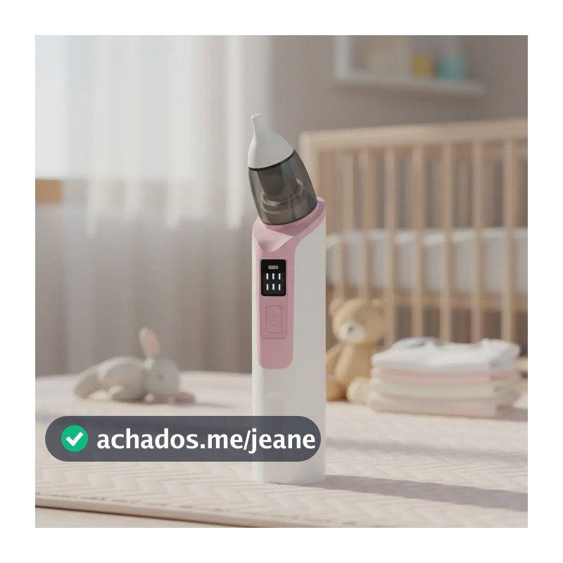 Aspirador Nasal Elétrico para Bebês e Crianças – Limpeza Suave e Recarregável