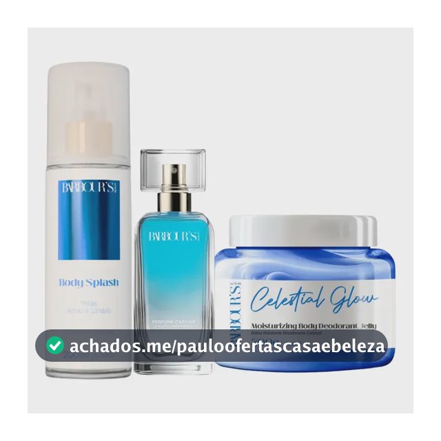 Body Splash Geleia Perfume Capilar Celestial Glow Barbour's Beauty Corporal