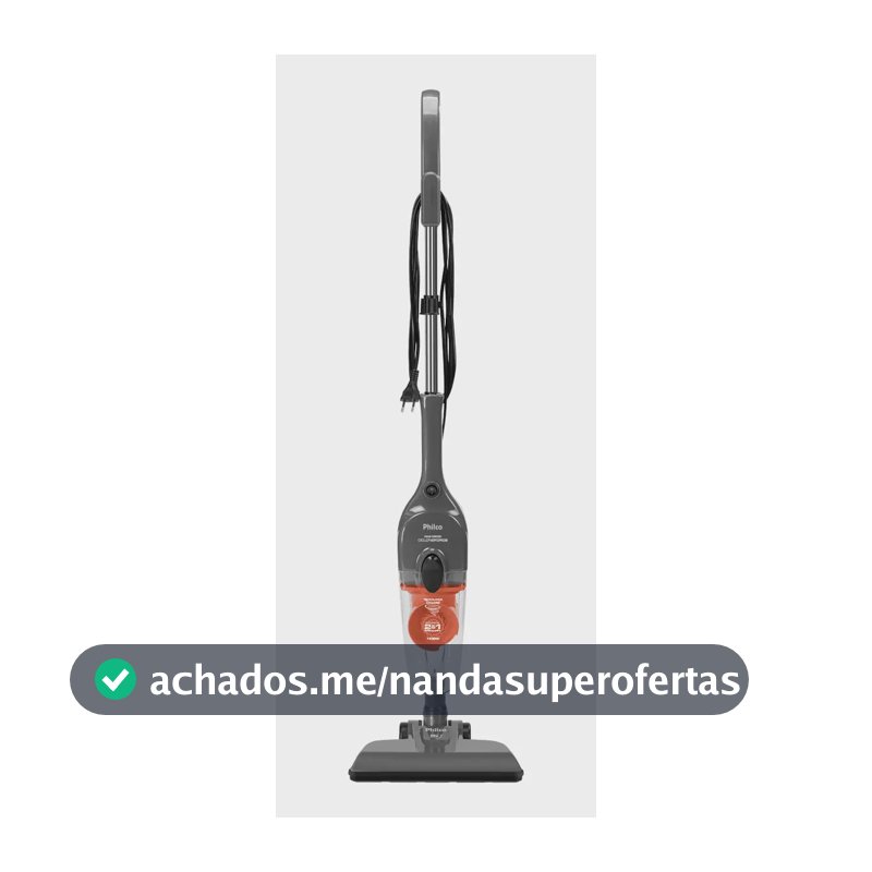Aspirador De Pó Vertical 2 Em 1 1400w Philco Pas1550c Cor Cinza