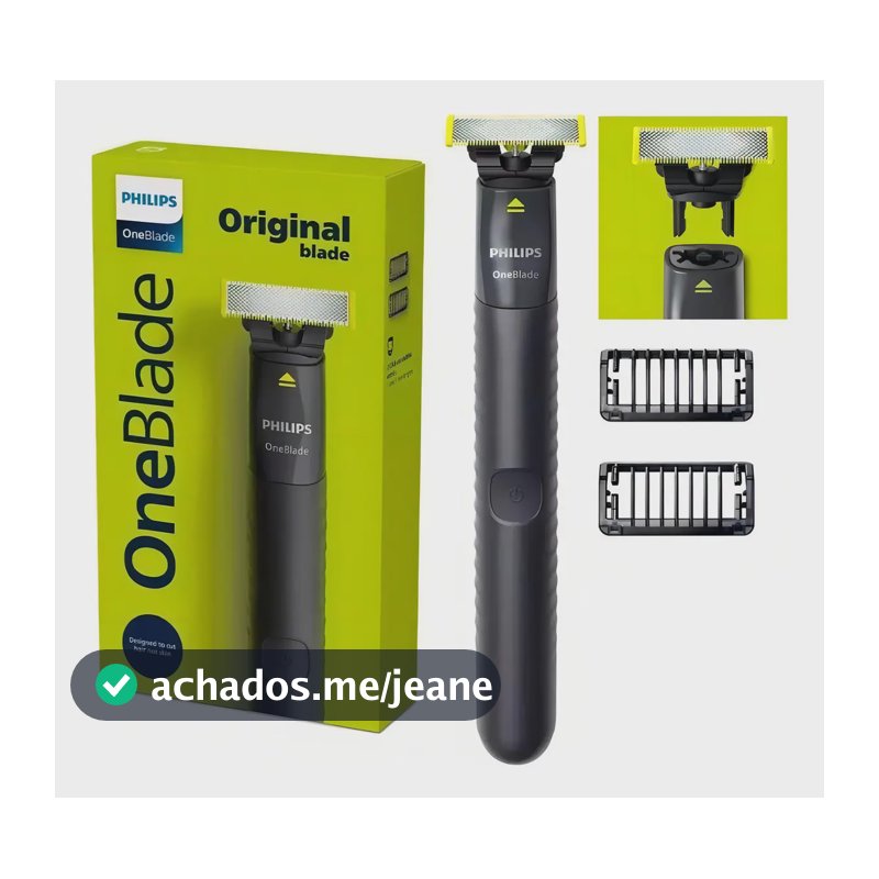 Aparador De Pelos Philips Oneblade Qp1424/10 - Preto