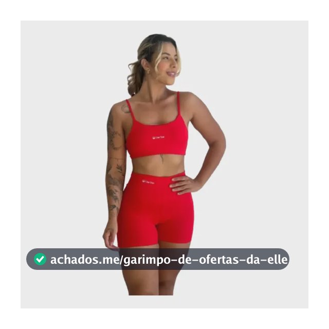 Conjunto Fitness Virginia Top Shorts Meia Coxa Cintura Alta