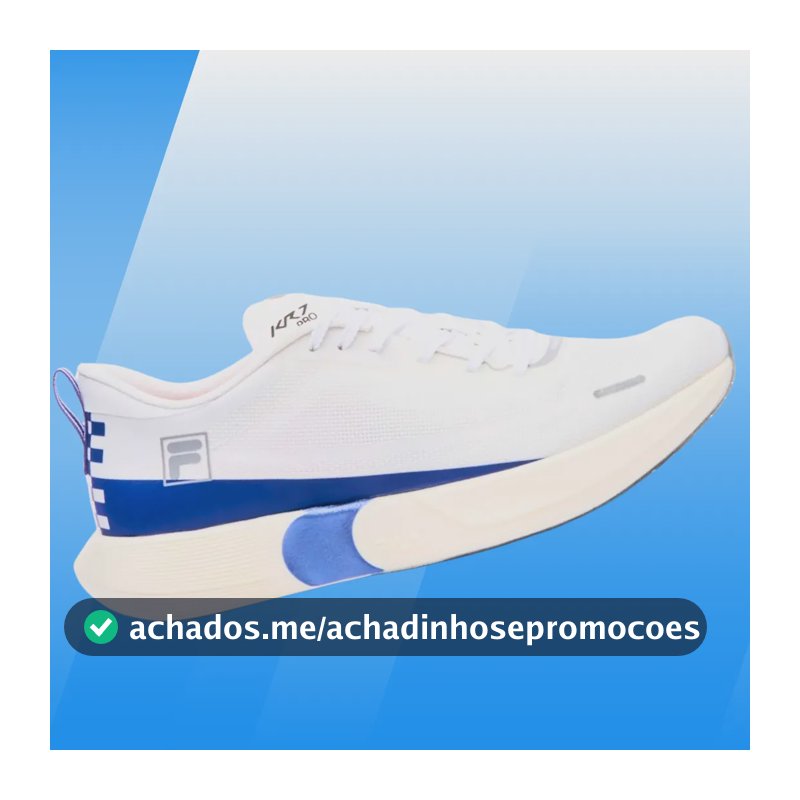 Tênis Fila Kr7 Pro Speed Tech Masculino Placa De Carbono Branco/azul Royal 41 Br