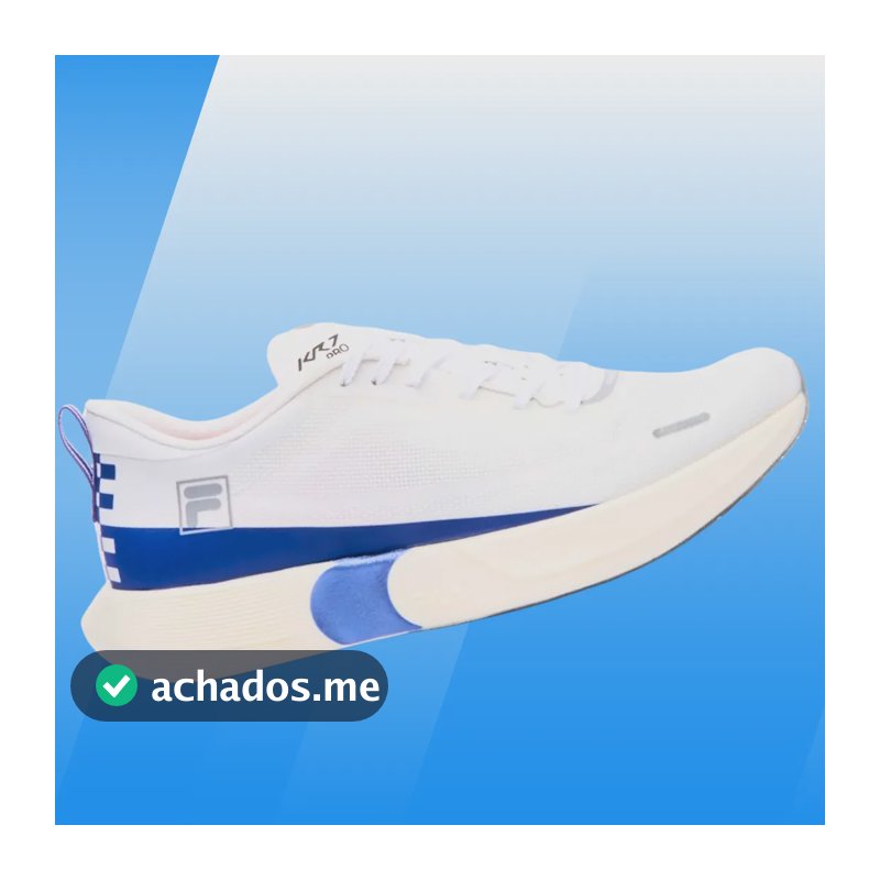 Tênis Fila Kr7 Pro Speed Tech Masculino Placa De Carbono Branco/azul Royal 41 Br