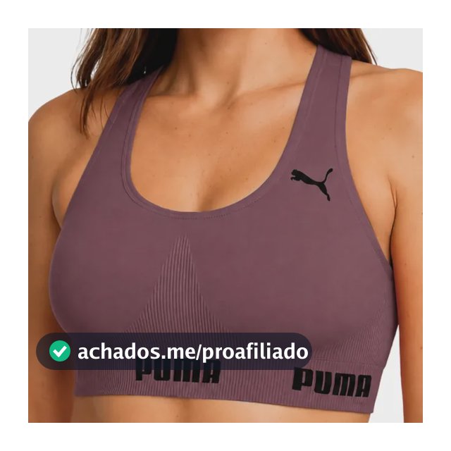 Top Puma Academia Fitness Original Nadador Alta Sustentação