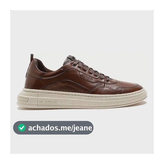 Tenis Masculino Democrata Jake Sapatenis Com Cadarço Casual