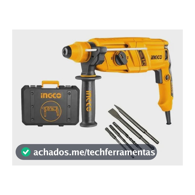 Martelete Combinado Sds Plus Ingco 800w (urgh9028-9)