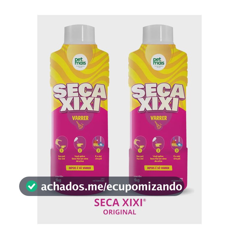 Kit 2 Und De Seca Xixi Varrer 1kg Petmais Para Cães & Gatos