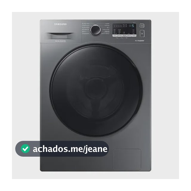 Lava e Seca Samsung WD11A com Ecobubble WD11A4453BX Inox Look 11/7kg
