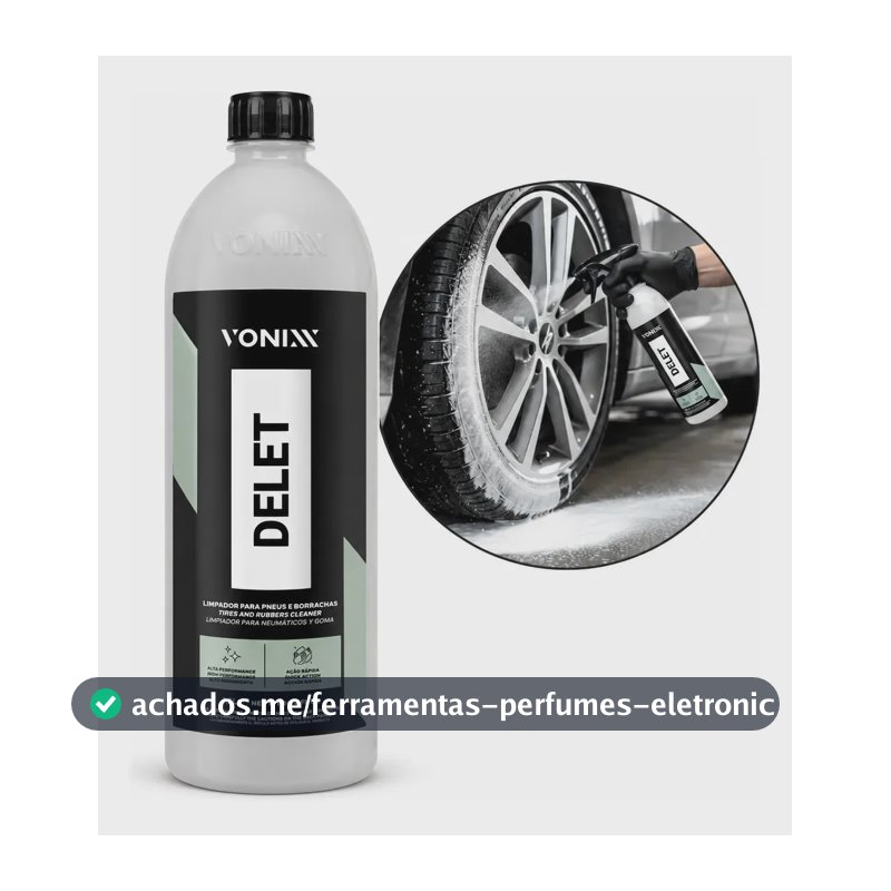 Delet Vonixx Limpador Para Pneus E Borrachas 1,5L