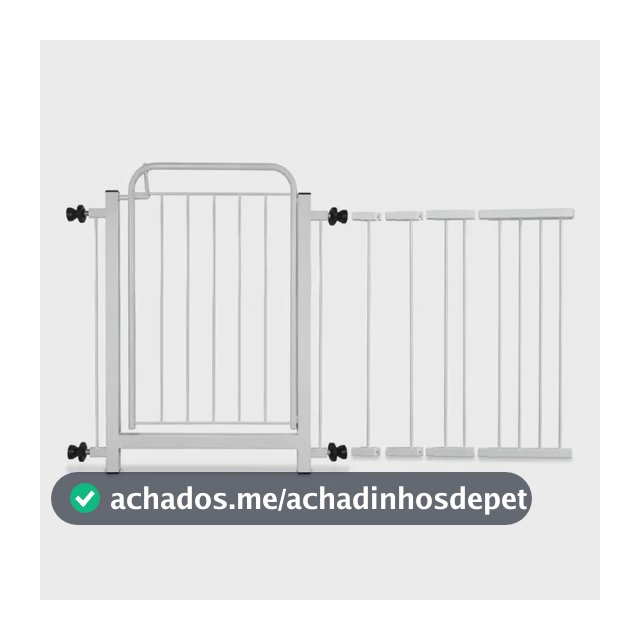 Portão Pet Cães Cachorro Grade Segurança Bebês 78 A 122cm