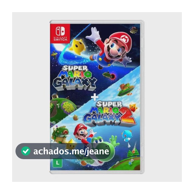Super Mario Galaxy y Super Mario Galaxy 2 Switch Fisico