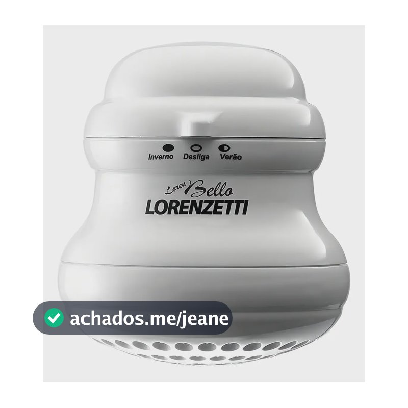 Lorenzetti Chuveiro Loren Bello 5500W Branco