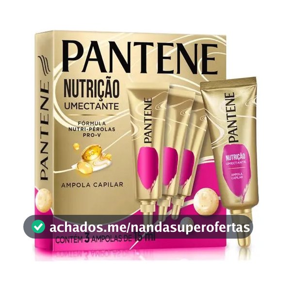 Ampola Capilar Pantene Pro-V Nutrição Umectante 45 ml