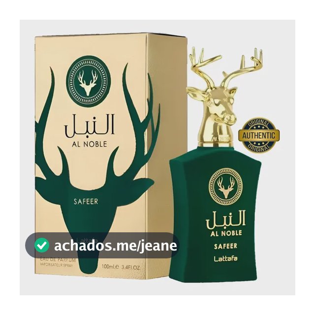 Perfume Árabe Al Noble Safeer Edp 100ml Lattafa Masculino