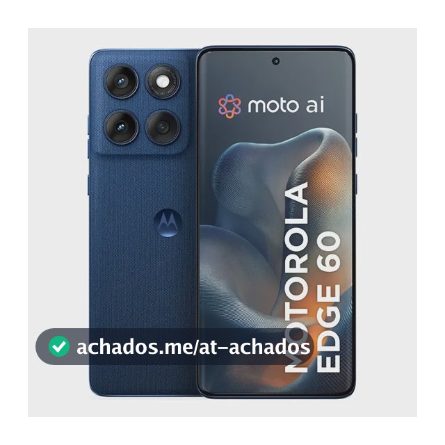 Smartphone Motorola Edge 60 5g - 512gb 12gb Ram+12gb Ram Boost, Tela Quad-curve Moto Ai 50mp Sony Camera Ultrarresistencia Militar Ip68 + Ip69 - Azul Marinho
