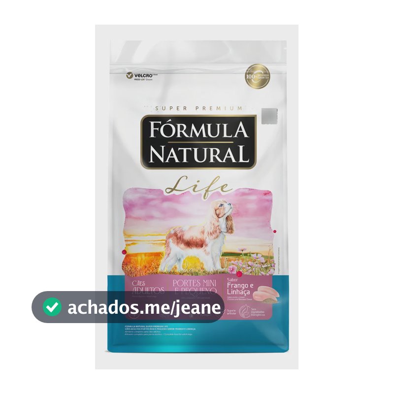 Ração Fórmula Natural Super Premium Life Cães Adulto De Porte Pequeno 15kg
