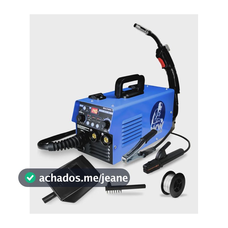 Multiarc 148 Inversora Solda Multiprocesso Mig Tig E Eletrodo 140a Cor Azul Frequência 60 Hz