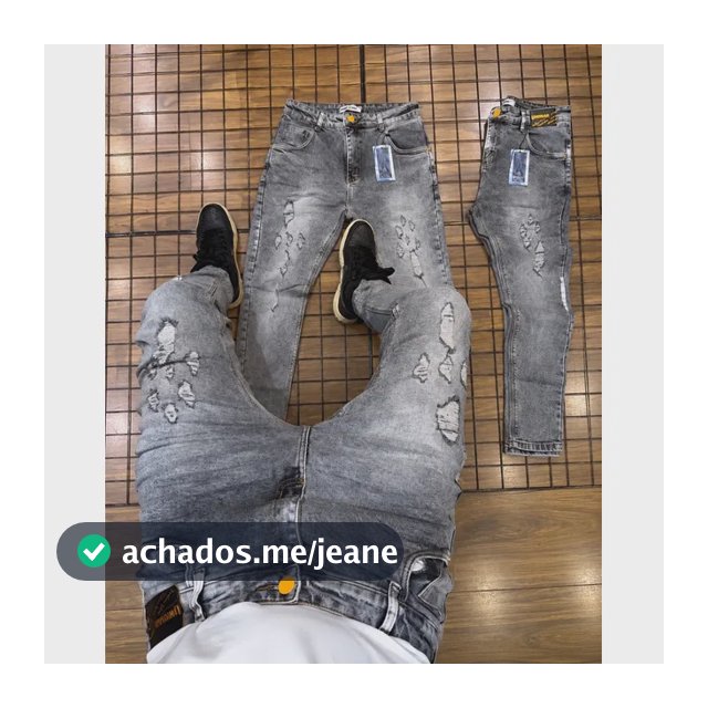 Calça Jeans Masculina Estilo Jogador X.o Original
