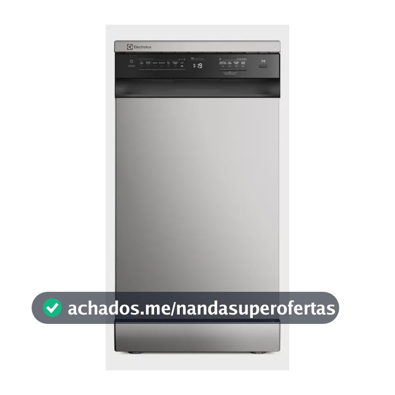 Lava-louça Electrolux 10 Serviços Inox Lava E Seca 50' Ls10e Prateado