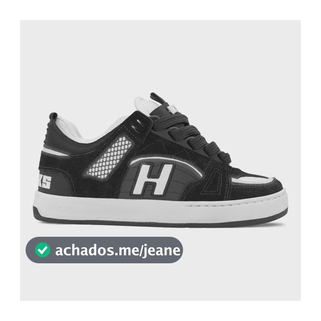 Tênis Hocks Bold Petitpoa Unissex | Preto Branco