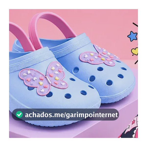 Kit 3 Pares Sandália Babuche Infantil Menina Chinelo Nuvem