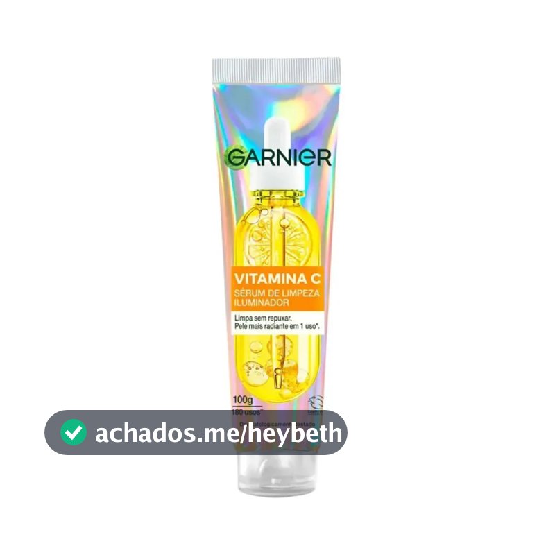 Garnier Sérum de Limpeza Facial Iluminador com Vitamina C, Antimarcas, Pele normal a oleosa, Serumnete 100G
