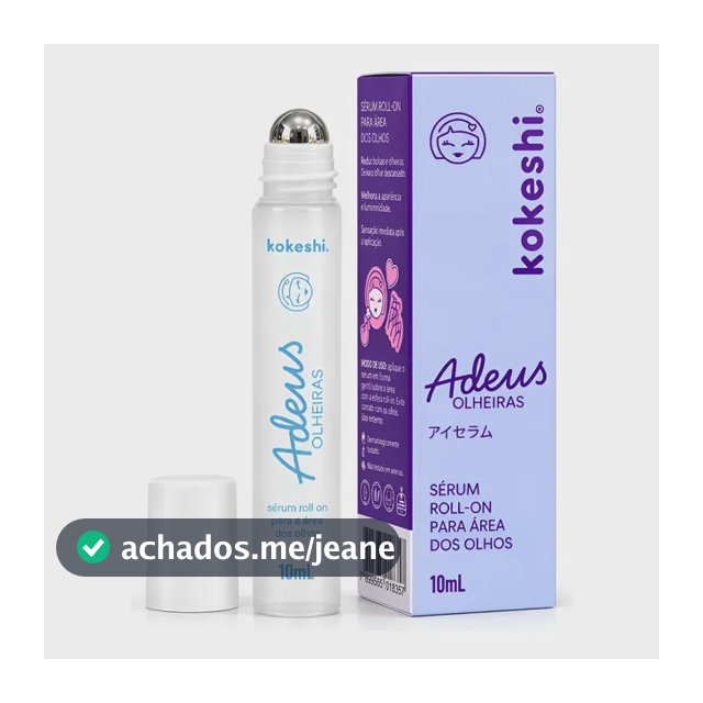 Sérum Roll-on Para Olheiras Adeus Olheiras Kokeshi Coreano Todo Tipo De Pele Dia/noite