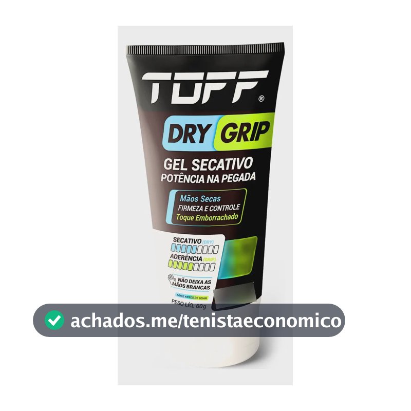 Mãos Secas Com Firmeza Na Pegada - Toff Drygrip - 60g