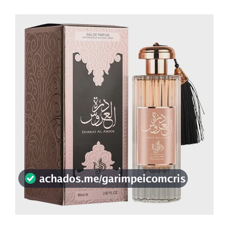 Perfume Da Noiva Árabe Durrat All Aroos 85 Ml Edp ORIGINAL +NF