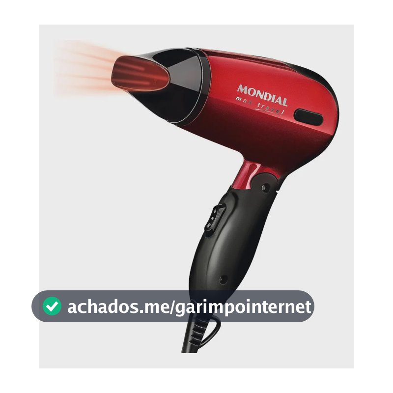 Secador Max Travel Mondial 1200W SC-10
