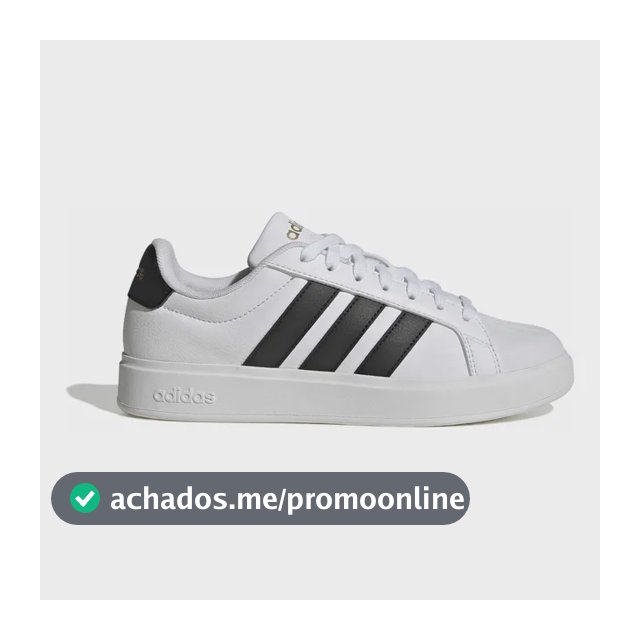 Tênis adidas Feminino Streettalk Kj7808 Ftwwht/cblack/goldmt Liso 38 Br