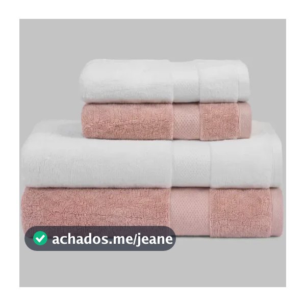 Jogo De Toalha Premium (4 Peças) - Mercado Livre Basics