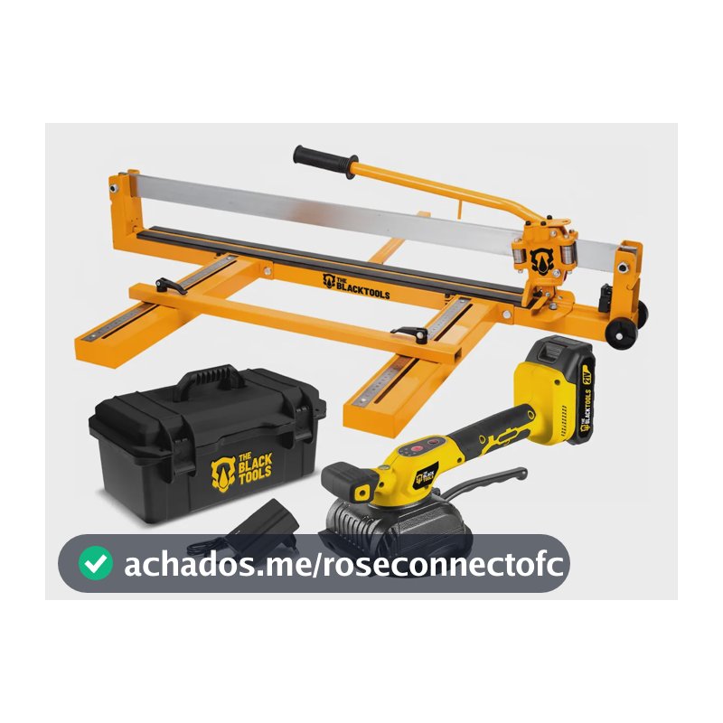 Kit Cortador Piso 120cm Guia Laser + Assentador C/ Ventosa