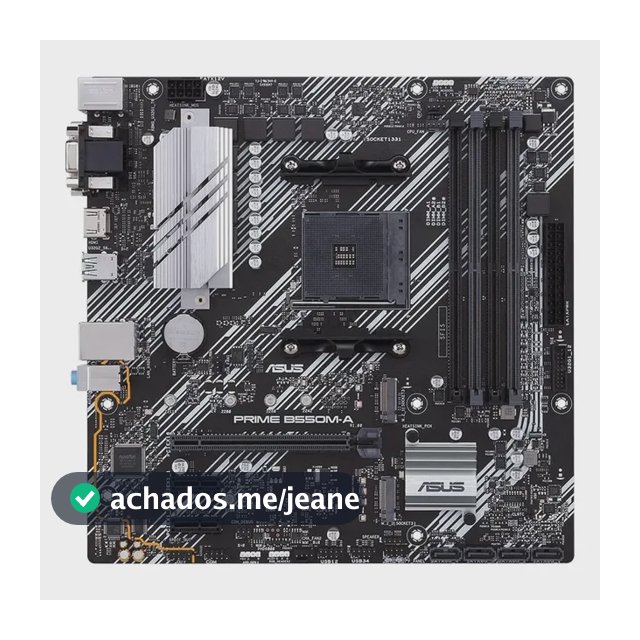 Asus Prime B550m-a Amd B550 Socket Am4 Micro Atx Preto